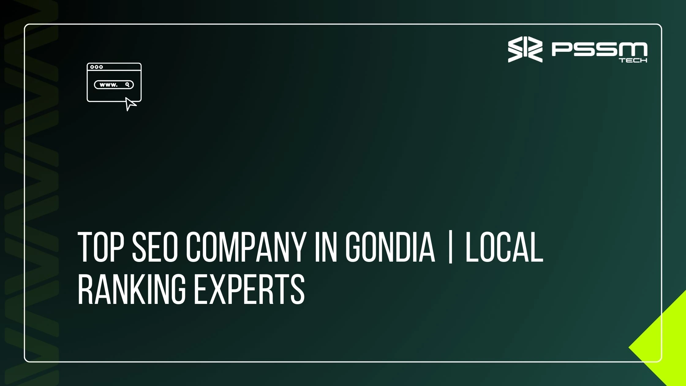 Top SEO Company in Gondia Local Ranking Experts